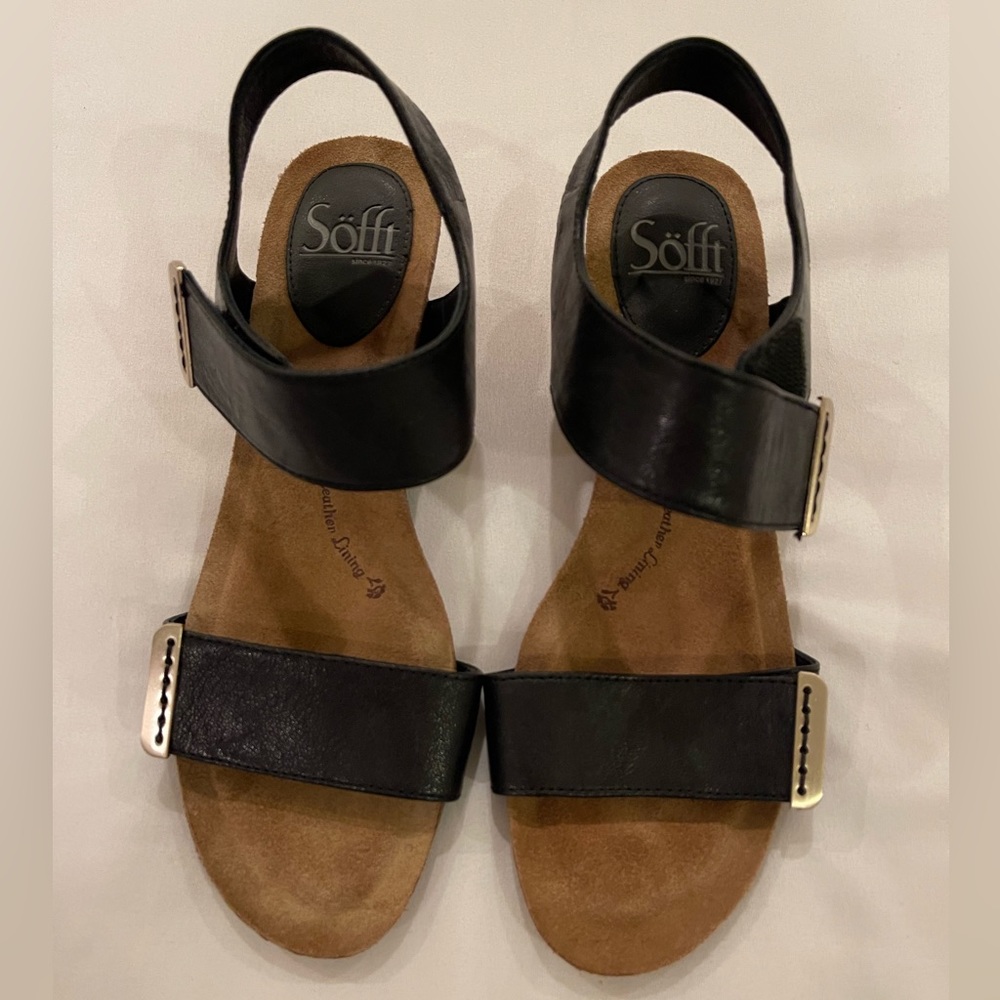 Söfft Shoes Black Heel Size 8.5